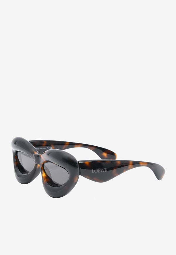Loewe Inflated Cat-Eye Sunglasses LW40097I-5552A-BLACK MULTI