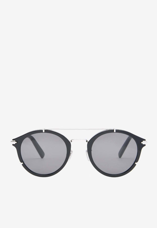Dior Homme DiorBlackSuit Round-Shaped Sunglasses DM40111U-5001ABLACK