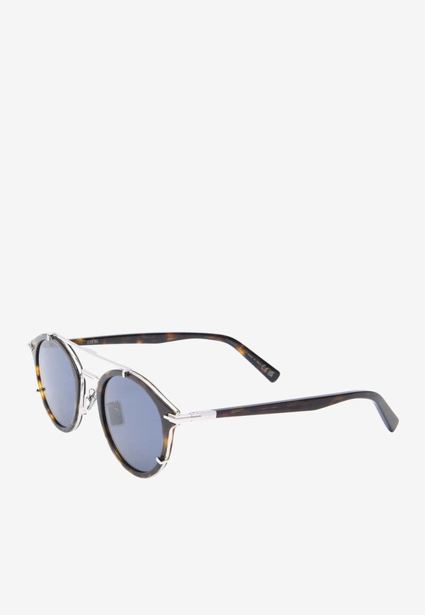 Dior Homme DiorBlackSuit Round-Shaped Sunglasses DM40111U-5052VBROWN MULTI