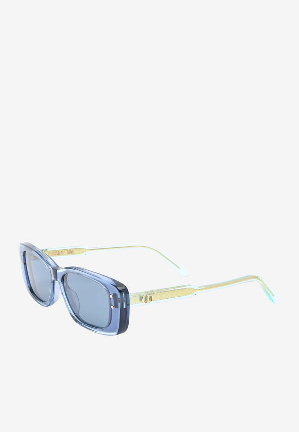 Dior DiorHighlight Rectangular Sunglasses CD40124I-5390V-BLUE