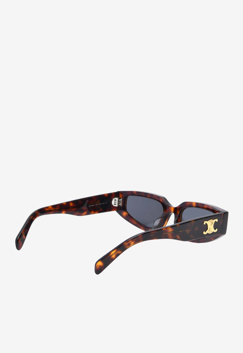 Celine Triomphe Cat-Eye Sunglasses CL40269U-5452ABROWN MULTI