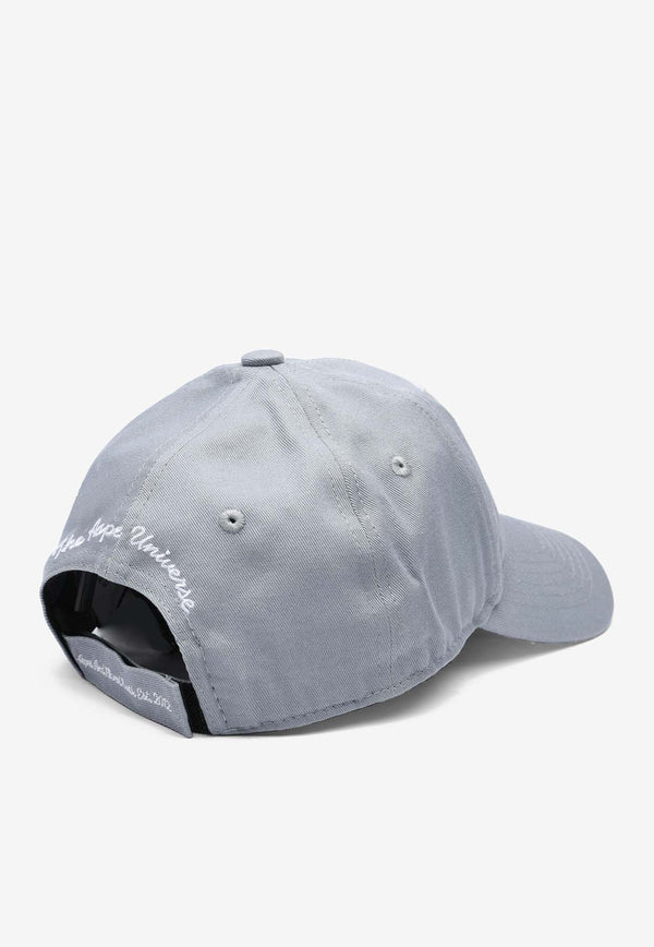 AAPE Logo Embroidered Cap AAPCPM5228XXLGYLGREY