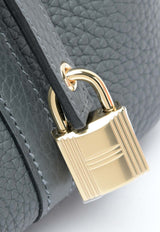 Hermès Picotin 18 in Gris Misty Clemence Leather with Permabrass Hardware