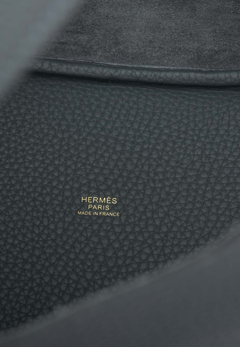 Hermès Picotin 18 in Gris Misty Clemence Leather with Permabrass Hardware