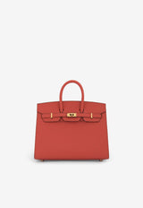 Birkin 25 Sellier in Capucine Epsom Leather with Gold Hardware