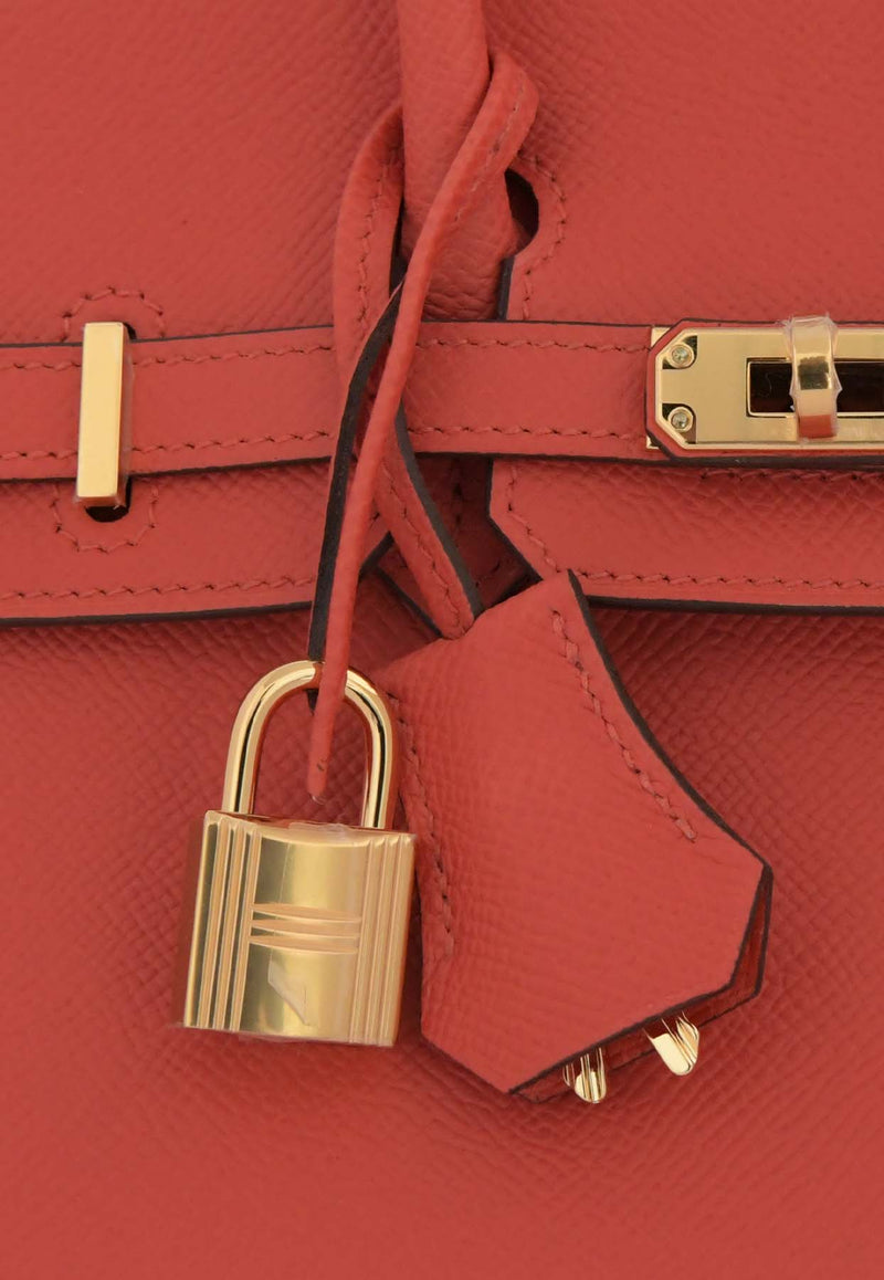 Birkin 25 Sellier in Capucine Epsom Leather with Gold Hardware