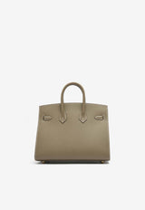 Hermès Birkin 25 Sellier in Etoupe Epsom Leather with Gold Hardware