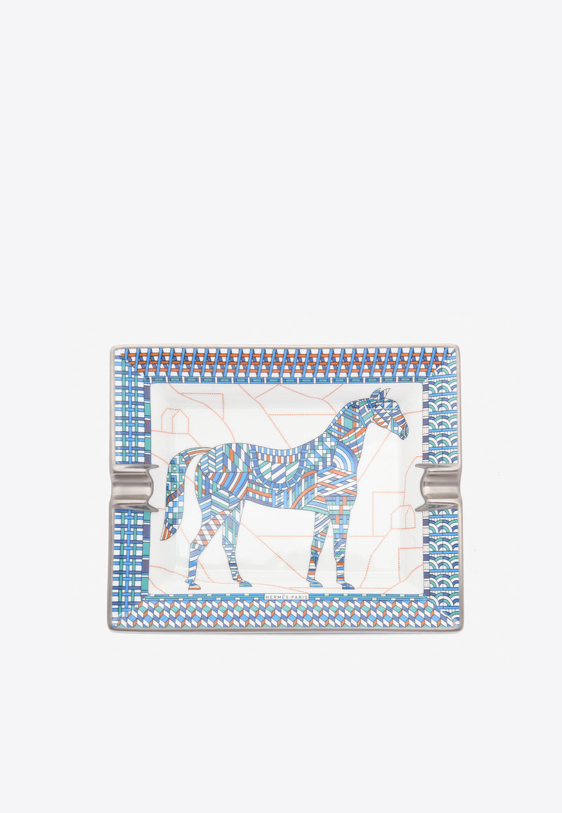 Hermès Cheval Deco Porcelain Ashtray