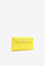 Hermès Kelly Elan in Jaune de Naples Doblis Leather with Palladium Hardware