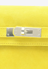 Hermès Kelly Elan in Jaune de Naples Doblis Leather with Palladium Hardware