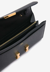 Constance To Go Wallet in Black Epsom Leather with Gold Hardware