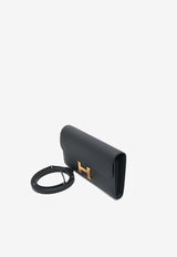 Hermès Constance To Go Wallet in Black Epsom Leather with Gold Hardware