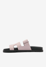 Chypre Sandals in Rose Cancan Calfskin