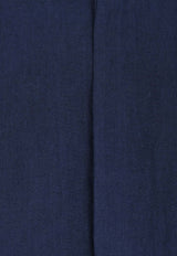 Marané Long-Sleeved Linen Shirt Navy MJNAVY