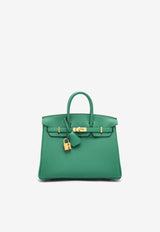 Hermès Birkin 25 in Vert Vertigo Togo Leather with Gold Hardware