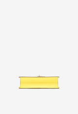 Hermès Kelly Danse in Jaune Citron Ostrich Boreale with Palladium Hardware