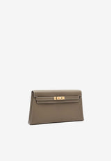 Hermès Kelly Elan in Etoupe Madame Leather with Gold Hardware