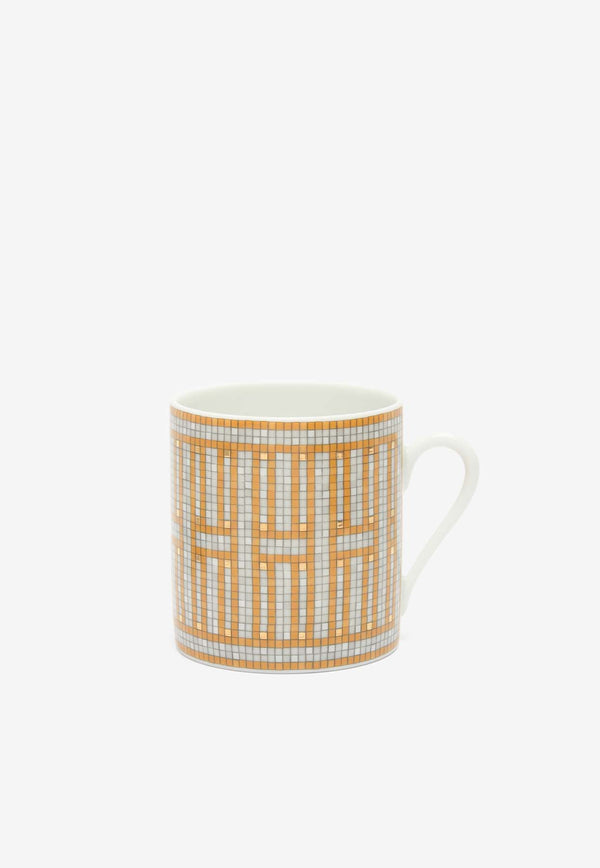 Hermès Mosaique Au 24 Gold Coffee Cup with Saucer X 2