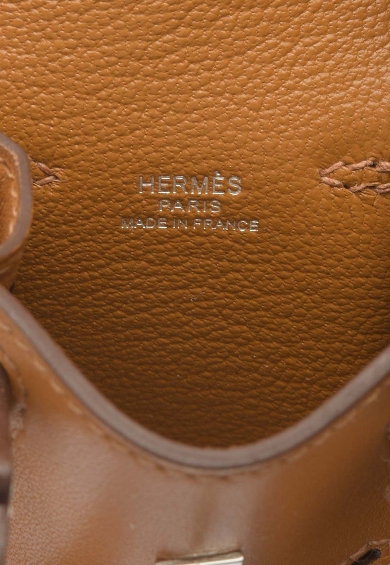 Hermès Kellydole Bag Charm in Sable, Orange H, Nata, Brique Butler and Mysore Leather