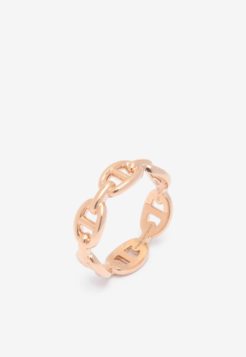 Hermès Chaine d'ancre Enchaînée Ring in Rose Gold