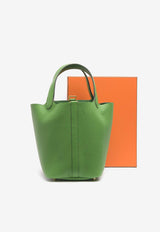 Hermès Picotin 18 in Vert Yucca Clemence Leather with Gold Hardware