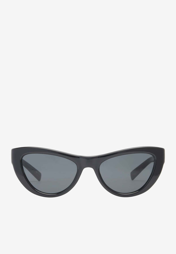 Saint Laurent New Wave Cat-Eye Sunglasses Gray SL676BLACK