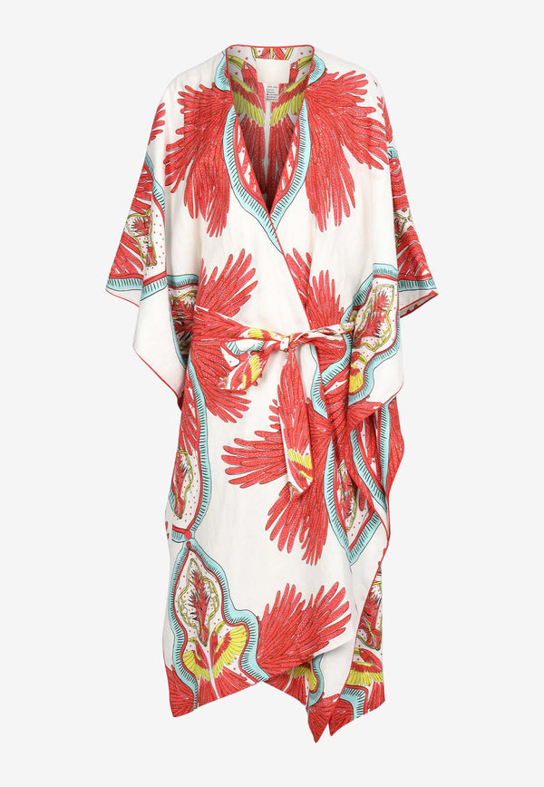 Maison La Plage Hawai Printed Maxi Robe Dress Multicolor C230MULTICOLOUR