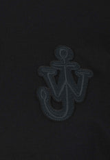 JW Anderson Layered-Sleeve Anchor T-shirt Black JT0205-PG0772BLACK