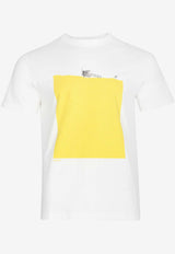 A.P.C. Crush Printed Crewneck T-shirt White COGCK-H26363WHITE