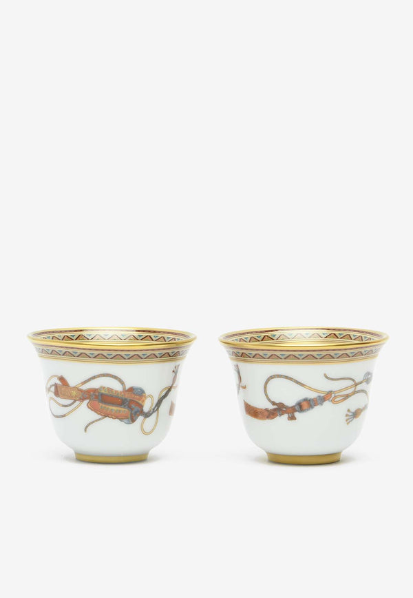 Hermès Cheval d'Orient Cup N°1 - Set of 2