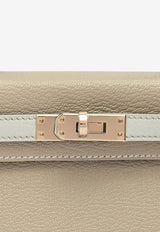 Hermès Mini Kelly HSS 20 in Gris Tourterelle and Gris Perle Chevre Mysore with Permabrass Hardware