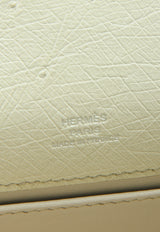 Hermès Kelly Pochette in Beton Ostrich Leather with Palladium Hardware KPBOLPHW