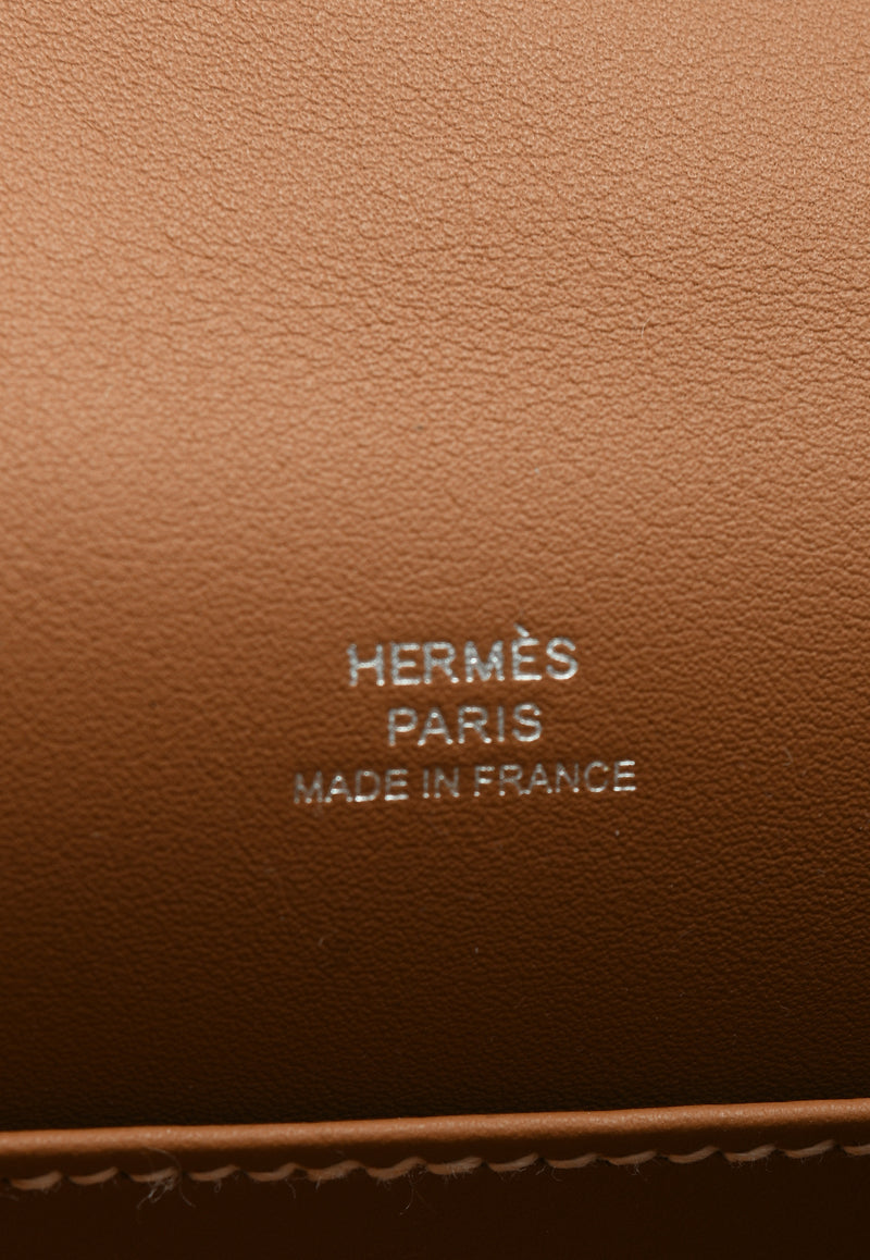 Hermès Kelly Pochette in Gold Swift with Palladium Hardware KPGSPHW