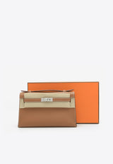 Kelly Pochette in Gold Swift with Palladium Hardware