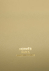 Hermès Kelly Pochette Clutch Bag in Beige de Marfa Swift with Gold Hardware