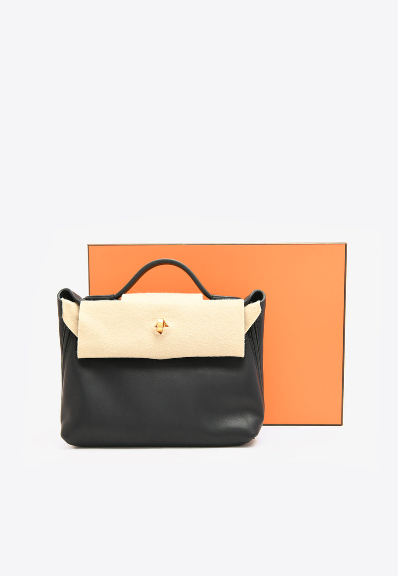 Hermès 24/24 - 21 in Black Volupto Leather with Gold Hardware 24/24-21BVLGHW