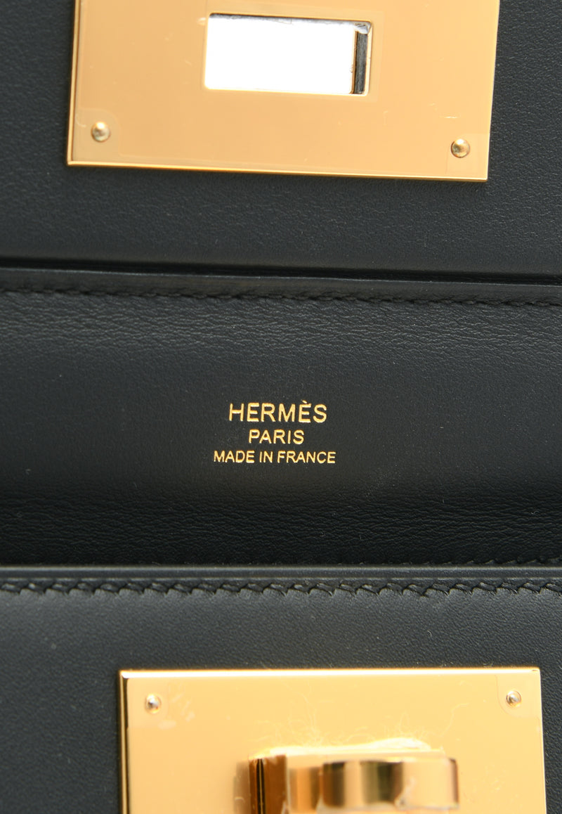 Hermès 24/24 - 21 in Black Volupto Leather with Gold Hardware 24/24-21BVLGHW