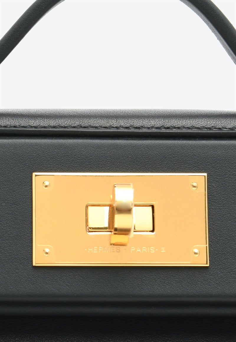 Hermès 24/24 - 21 in Black Volupto Leather with Gold Hardware 24/24-21BVLGHW