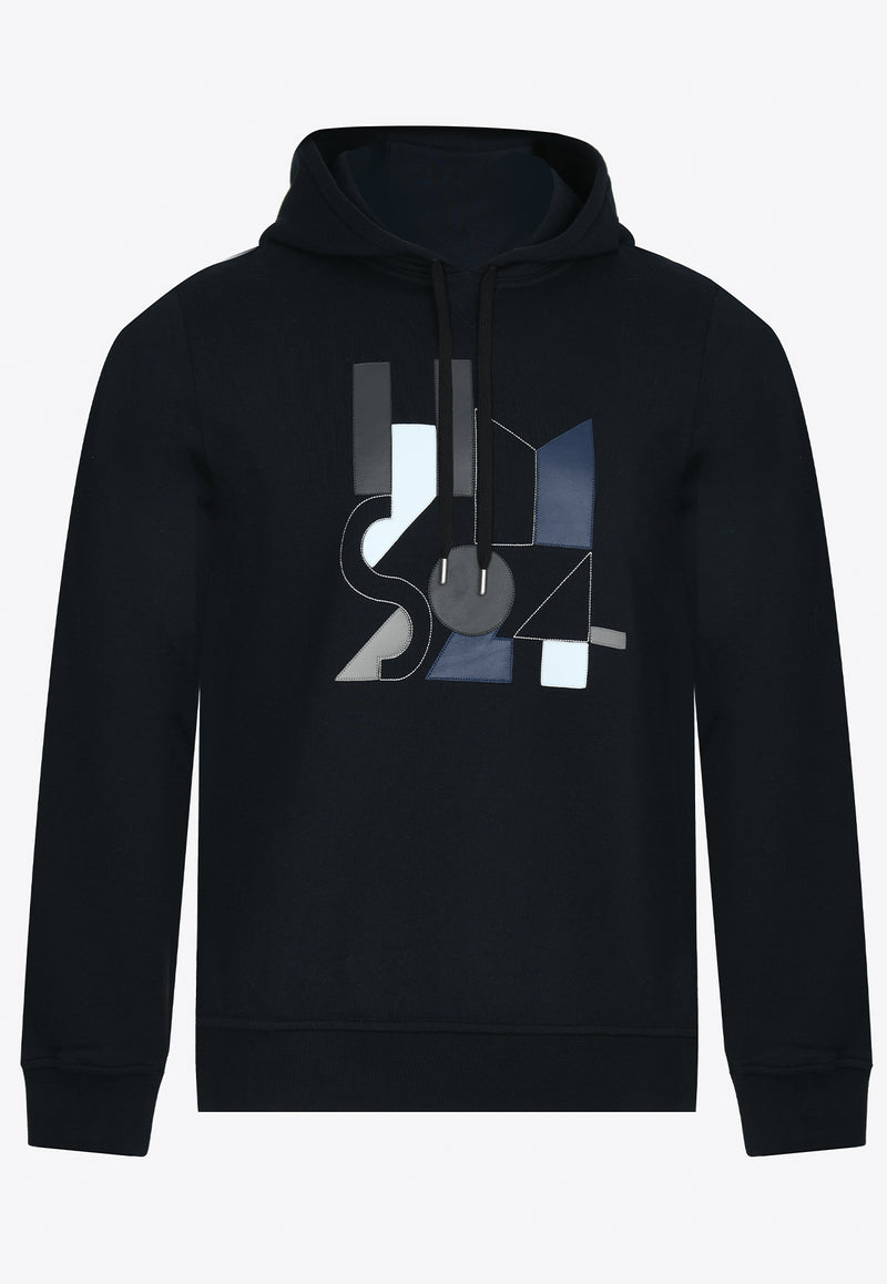 Hermès Jeu d'Adresse Print Hoodie Marine