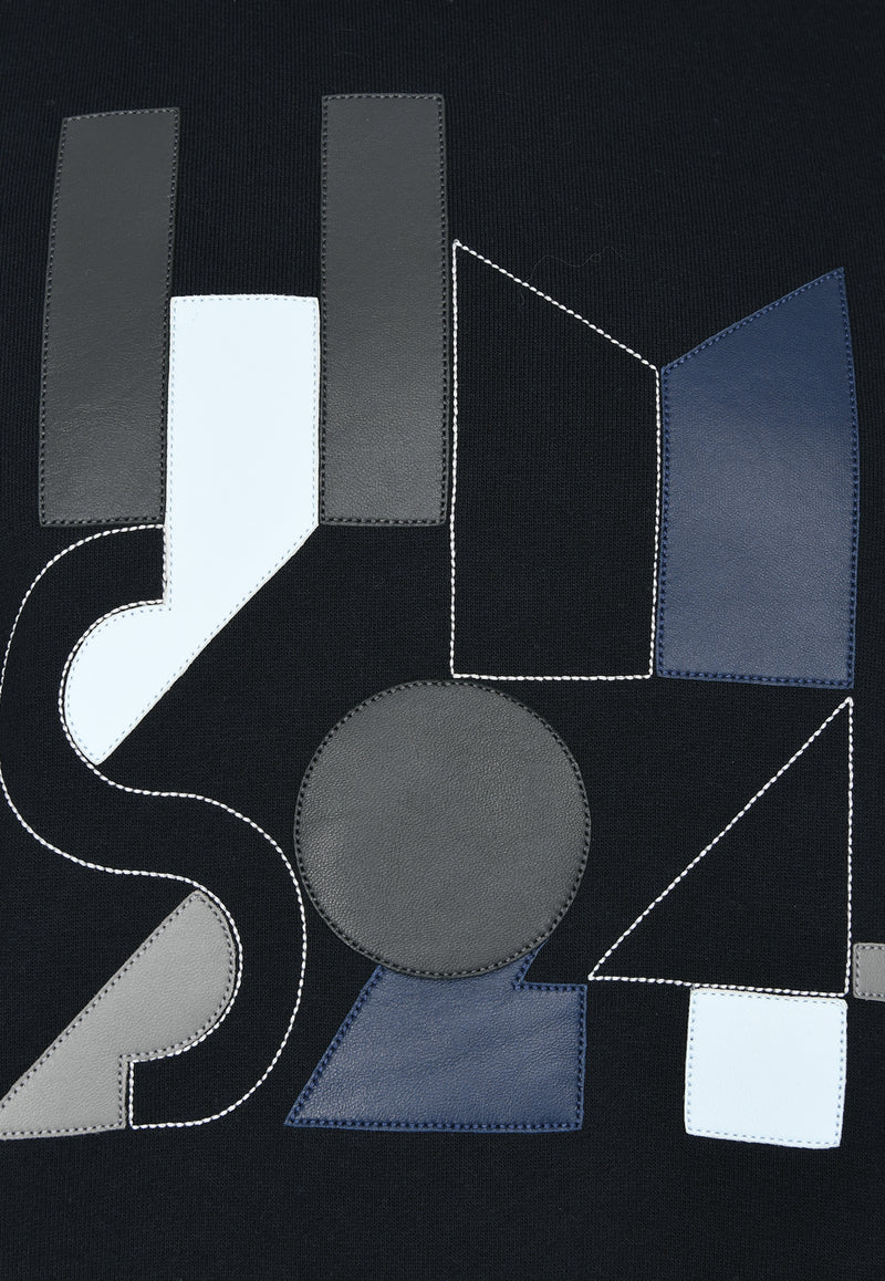 Hermès Jeu d'Adresse Print Hoodie Marine