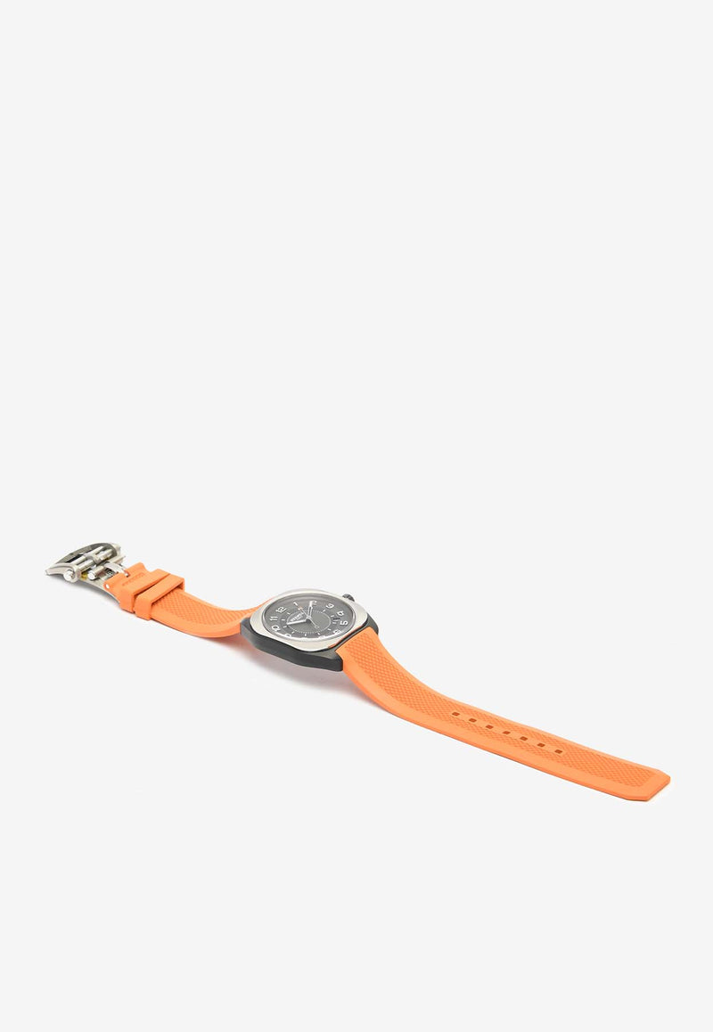 Hermès H08 42mm Watch in DLC Case and Titanium Bezel