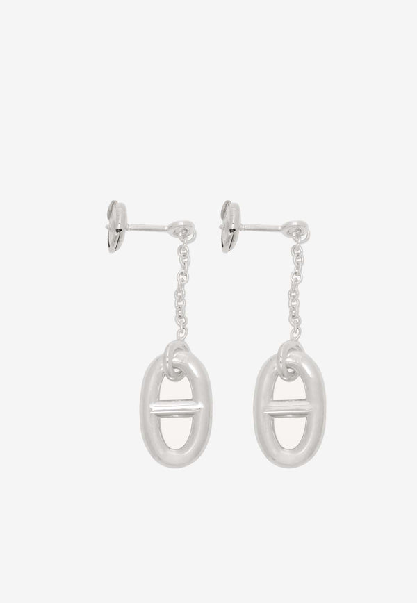 Hermès Farandole MM Drop Earrings in Silver
