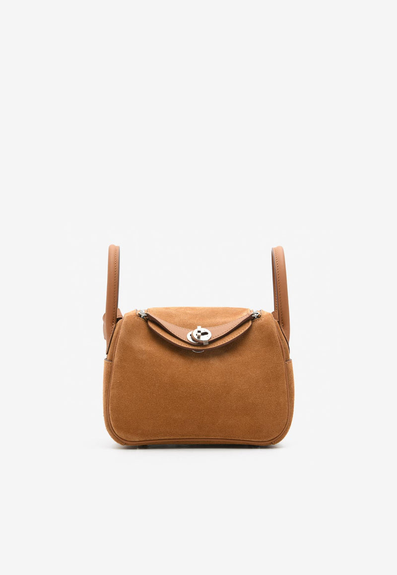 Mini Lindy 20 in Gold Swift and Chamois Grizzly with Palladium Hardware