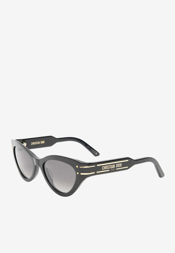 Dior DiorSignature Cat-Eye Sunglasses Gray DIORSIGNATUREB7IBLACK