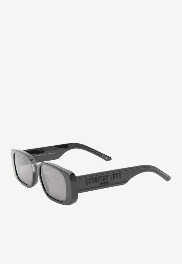 Dior Wildior Rectangular Sunglasses Gray CD40032U@5301A#BLACK