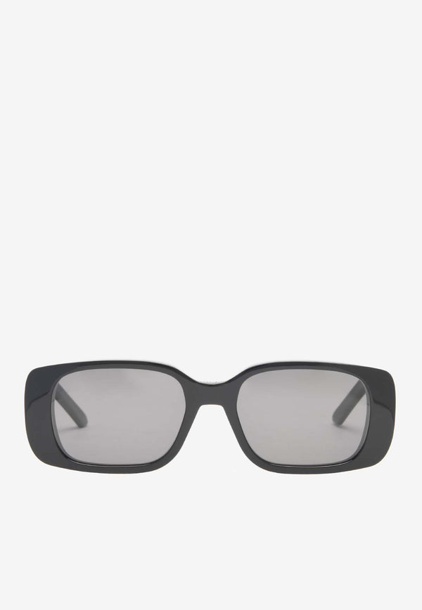 Dior Wildior Rectangular Sunglasses Gray CD40032U@5301A#BLACK