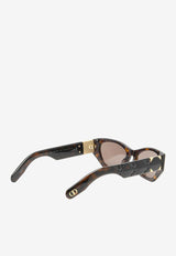 Dior Lady Cannage Butterfly Sunglasses Brown LADY95.22 B1IBROWN MULTI