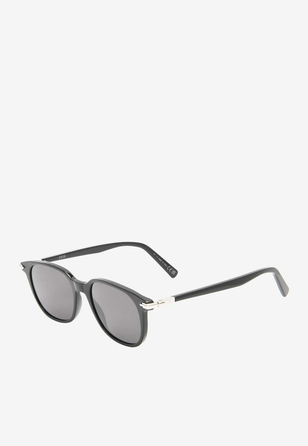 Dior Homme DiorBlackSuit Square-Shaped Sunglasses Gray DM40125I@5201A#BLACK