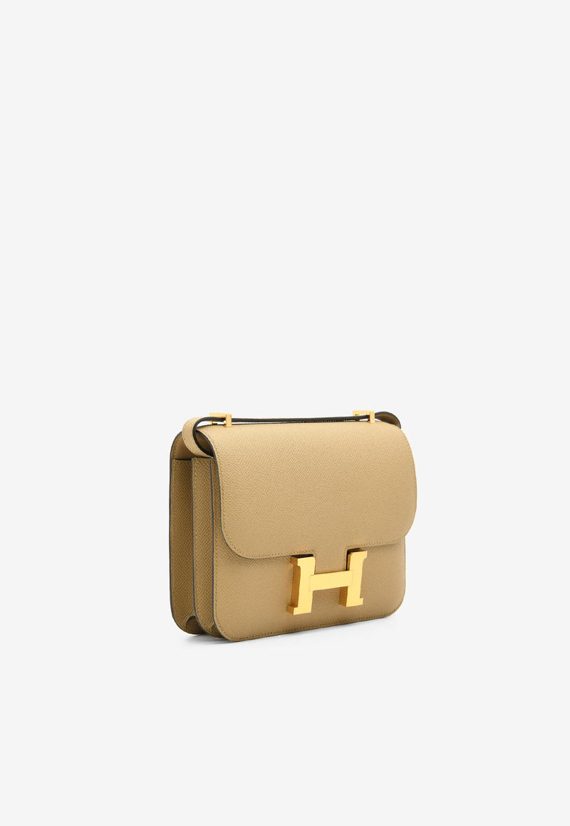 Hermès Constance 18 Miroir in Poussiere Epsom with Gold Hardware