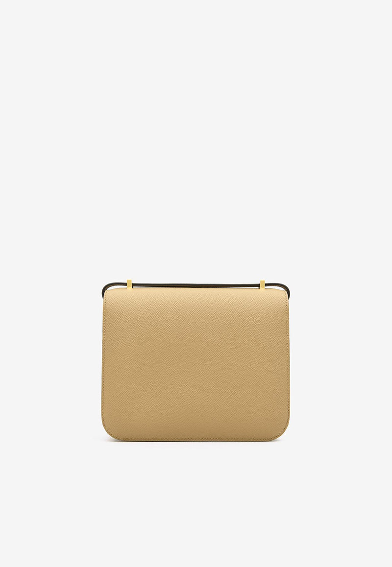 Hermès Constance 18 Miroir in Poussiere Epsom with Gold Hardware